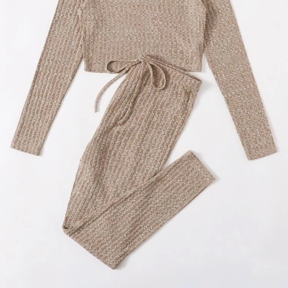 Khaki Lounge Set - Picture 3 of 8